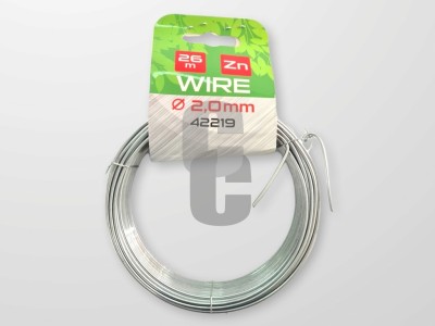 Тел поцинкована на ролка - 2мм. х 26м.